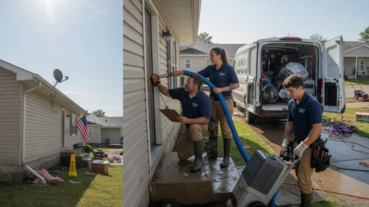 Ceiling Water Damage Restoration in Altavista, VA near me